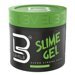 L3 Level 3 Slime Gel bottle demonstrates lasting hold.