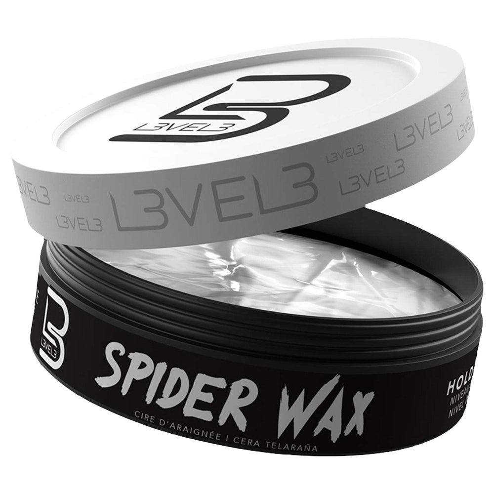 L3 Level 3 Spider Wax bottle for long-lasting hold and texture