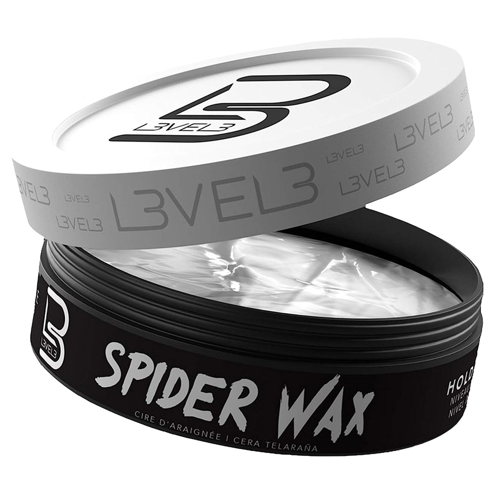 L3 Level 3 Spider Wax pack shot showing strong hold and texture
