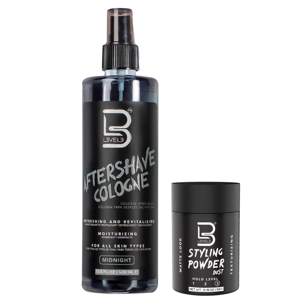 L3 Level 3 after shave spray bottle front view promotes refreshing post-shave hydration.