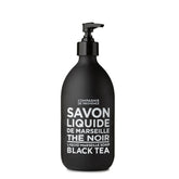 La Compagnie de Provence Savon de Marseille Black Tea bottle—premium packaging for elegant hand washing.