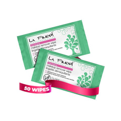 LA Fresh makeup remover wipes 50-count packaging for travel