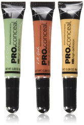 L.A. Girl Pro Conceal orange corrector closeup for canceling blue tones and brightening under-eye areas