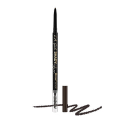 LA Girl Shady Slim Brow Pencil 3-pack close-up shows precise brow definition for brunettes.