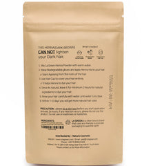 LA GREEN henna powder texture for mixing demonstrates easy, smooth application