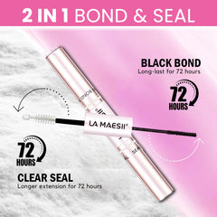 La Maesii SEAL ball tip detail that smooths adhesive and reduces visible residue