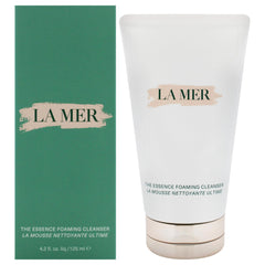 La Mer Essence Foaming Cleanser bottle; refreshing cleanse for all skin types.
