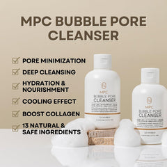 La Noubelle MPC peppermint cooling closeup highlighting refreshing sensation and pore purification
