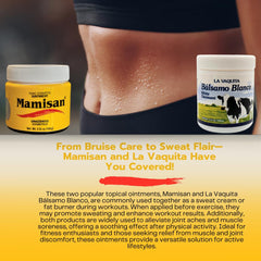 La Vaquita Balsamo Blanco recovery scene implying joint and muscle care after training