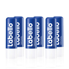 Labello Original Lip Balm pack-6 tubes for everyday hydration.