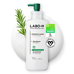 LABO-H Scalp Shampoo bottle with rosemary oil for refreshed scalp and vitality.