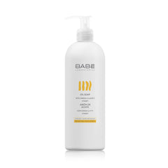 LABORATORIOS BABE Babe Laboratorios Oil Soap 500ml front bottle demonstrates gentle cleansing with skin hydration.