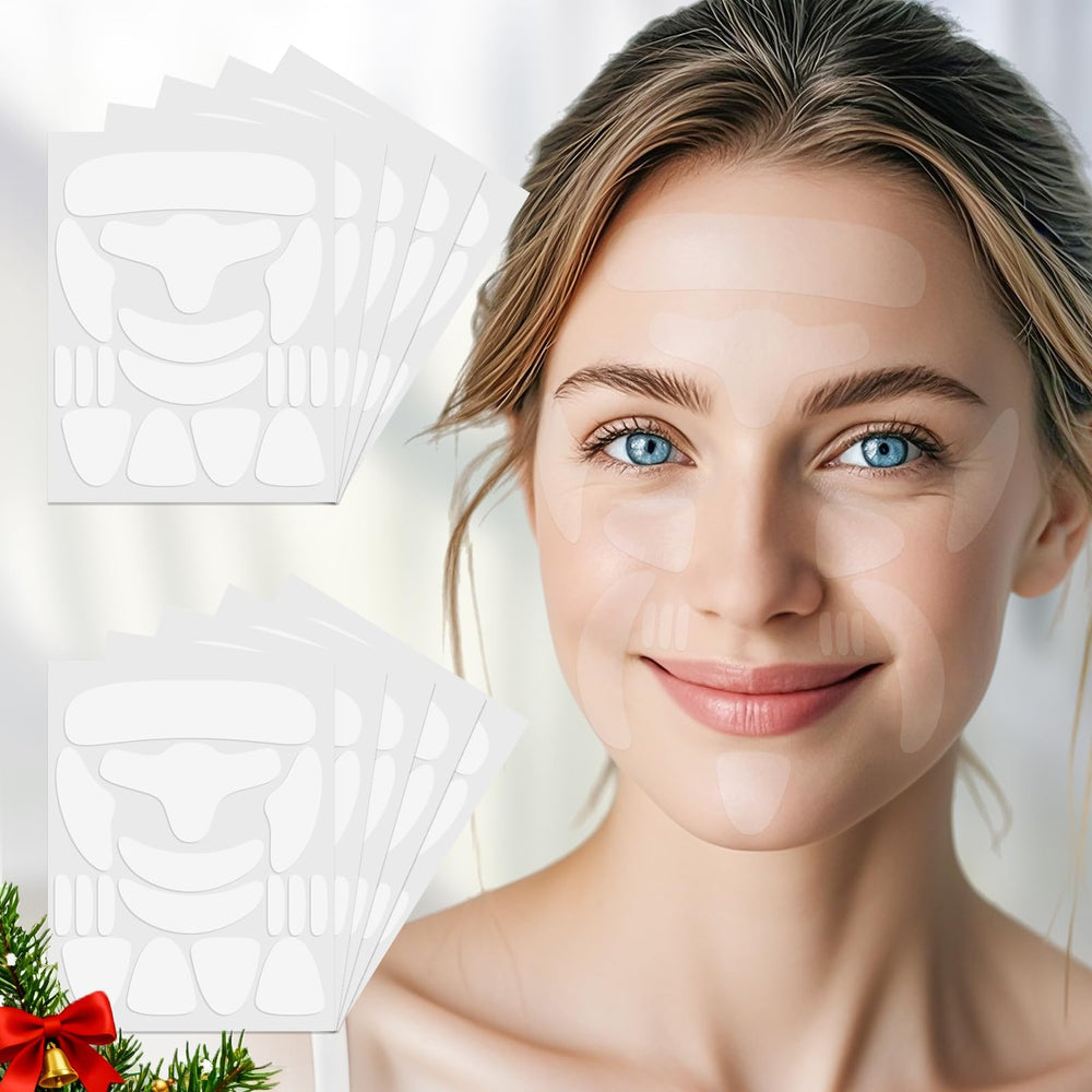 LadPemo anti-wrinkle patches applied on forehead for smoother lines overnight
