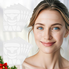 LadPemo anti-wrinkle patches applied on forehead for smoother lines overnight
