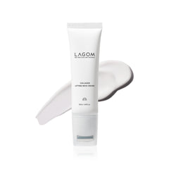 LAGOM Collagen Lifting Neck Cream roller bottle supports neck firmness.