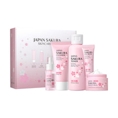 LAIKOU Sakura cleanser pump bottle for a gentle facial cleanse.