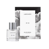 Lake & Skye 11 11 bottle close-up highlighting lasting musk scent.