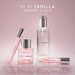 Lake & Skye 11 11 Vanilla Body Oil: ingredientes naturales con almendra para piel cómoda