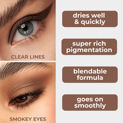 Lamel Maad Eyes №401 packaging emphasizes premium, leak-proof design.
