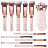 Lamora Kabuki foundation brush for smooth, streak-free base application.