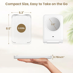 LAMPICK 72 LED lighting delivers steady, natural brightness.