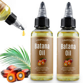 Lampolar RAW Batana Oil bottle shows pure Honduran oil for healthier hair growth.