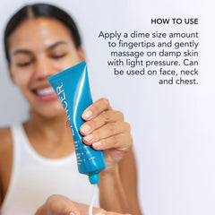 Lancer Polish exfoliator natural mineral beads visible on scrub surface