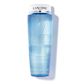 Lancôme Bi-Facil bottle pour demonstrates effortless removal of waterproof eye makeup.