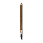 Lancôme Brow Shaping Powdery Eyebrow Pencil in 08 Dark Brown application close-up for natural definition.