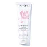 Lancôme Créme Mousse Confort shows rich foam texture for gentle cleansing and makeup removal.
