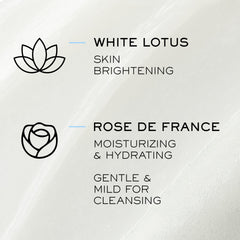Lancôme Crème Radiance with Rose de France soothing extract for calm cleansing