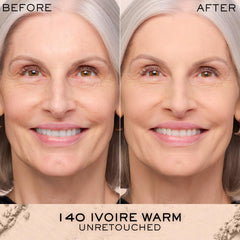 Lancôme Dual Finish wet-application close-up, creamy texture mimics liquid foundation.