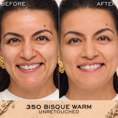 Lancôme Dual Finish powder applied wet creates liquid-like coverage and seamless finish