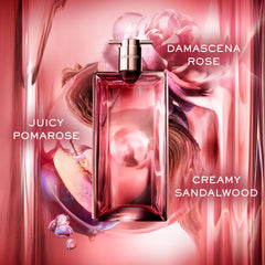 Lancôme Idôle Power cap close-up highlights premium bottle craftsmanship