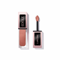 Lancôme Idôle Tint bottle open showing warm copper shimmer for long-lasting eye color.