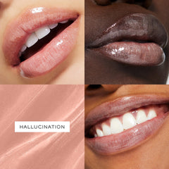 Lancôme Juicy Tubes ultra-shine closeup reveals luminous finish for Juicy Lips.