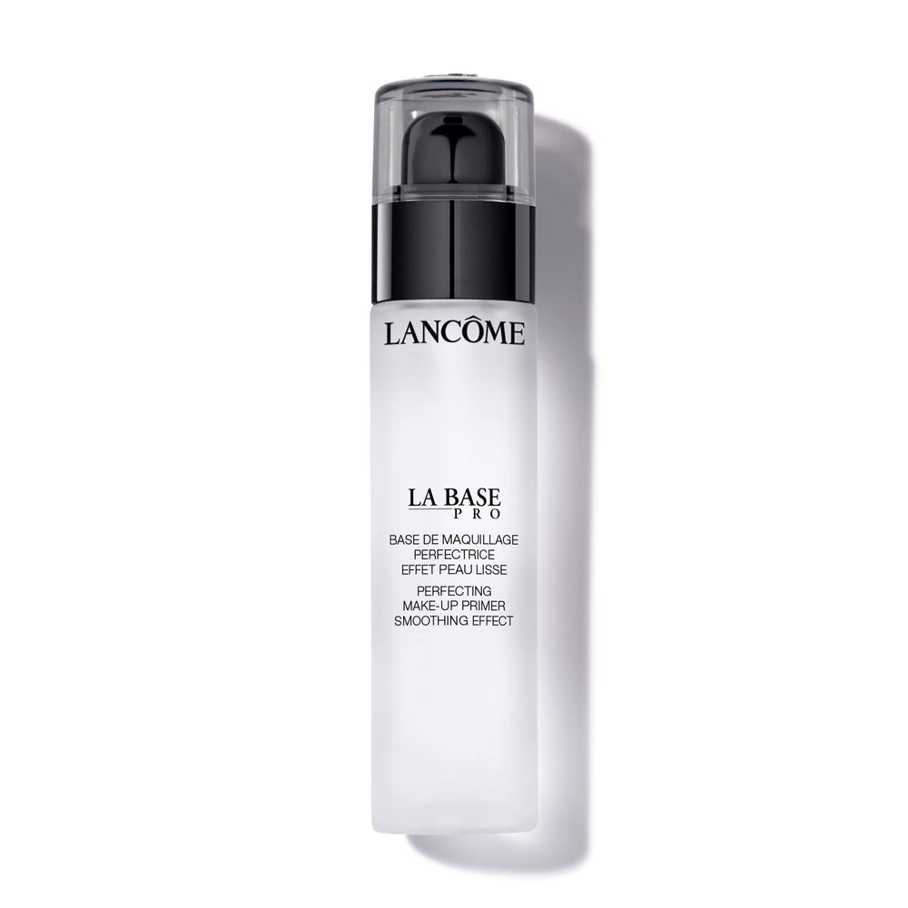 Lancôme La Base Pro pump-dispense shows easy, mess-free priming for quick makeup prep.