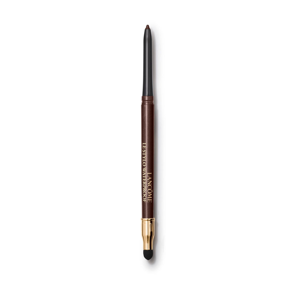 Lancôme Le Stylo Waterproof Eyeliner Pencil Chocolat lashline precision for defined eyes.