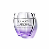Lancôme Rénergie 300-Peptide cream jar close-up for premium anti-aging skincare.