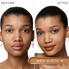 Lancôme Teint Idole Ultra Wear applicator demonstrates precise, controlled application