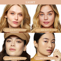Lancome Teint Idole Ultra Wear concealer natural matte finish close-up.