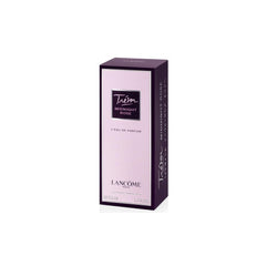 Lancôme Trésor Midnight bottle sideview highlights elegant silhouette ideal for special occasions.