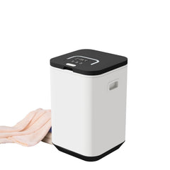 LANDNOR Large Towel Warmer Bucket capacity shows two towels ready for post-shower warmth.
