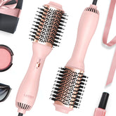 LANDOT hair blow dryer brush oval barrel delivers smooth styling and added volume.
