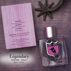 Lane Frost Legendary For Her vanilla orchid musk adds warm longevity for evening moments.