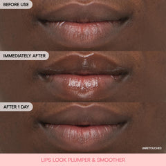 LANEIGE swatch on skin showing smooth cream texture and immediate hydration boost