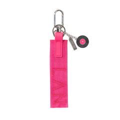 LANEIGE wristlet front view showing clip and secure hold for easy access