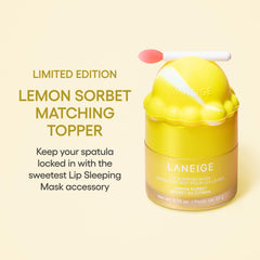 LANEIGE spatula stored in matching topper for hygienic application