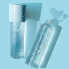 LANEIGE bottle held by hand showing size and travel-friendly benefit