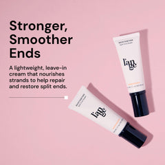 L'ANGE HAIR BackTogether application scene demonstrating easy use on damp or dry hair.
